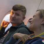 Pierwszy stres minął Niewidzialne Dzieci w samolocie