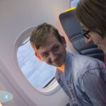 Pierwszy stres minął Niewidzialne Dzieci w samolocie