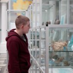 autyści w Muzeum Geologicznym