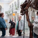 autyści w Muzeum Geologicznym