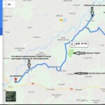 mapka drugiego dnia rajdu